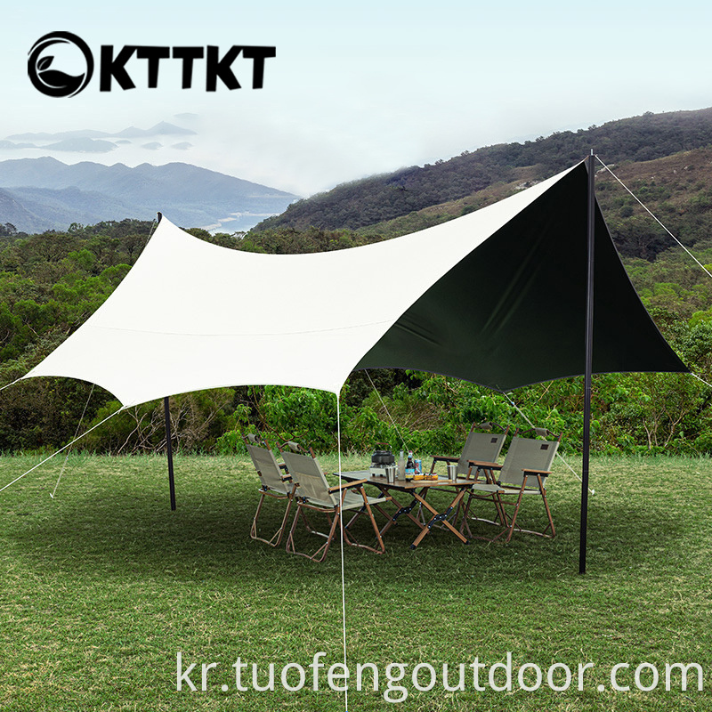 Outdoor Rain And Sun Protection Octagonal Butterfly Canopy Jpg